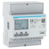 Contor energie electrica trifazat masurare indirecta 5A digital 4 module - SKU:  ECR300C