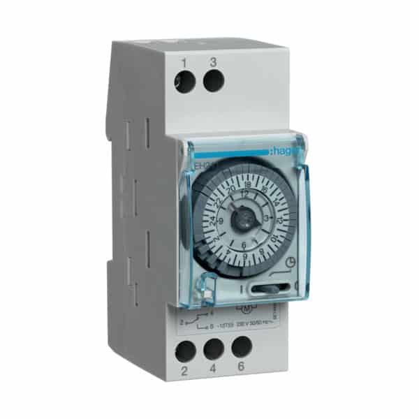 Ceas programabil analogic zilnic, 2M, 16A, 230VAC, 1CO, 30min - SKU:  EH211