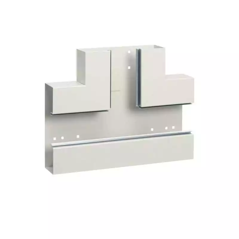 Element T din profil de baza BRS 68x210mm cu capac 80mm din tabla de otel crem - SKU:  BRS6521089001