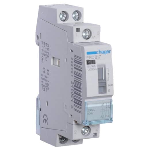 Releu de comanda monostabil, 230VAC, 16A, 2 contacte normal inchise - SKU:  ERC217