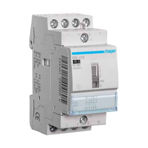 Releu de comanda 16A, 12VAC, 2 contacte inchidere si 2 deschidere - SKU:  ERL418