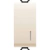 Intrerupator modular cu LED, ivoar, 1M, Chorus - SKU:  GW11002