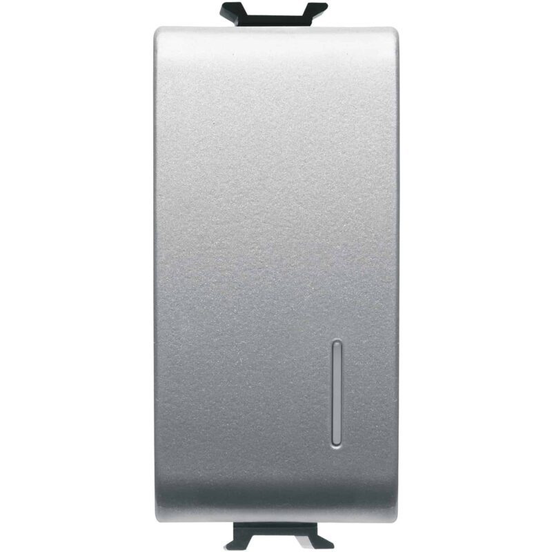 Intrerupator modular cap cruce cu LED, titan, 1M, Chorus - SKU:  GW14092