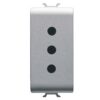 Priza modulara 2P+E Gewiss, titan, 1M, 10A, Chorus - SKU:  GW14201