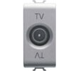 Priza modulara TV coaxiala ecranata clasa A cu pasaj curent - SKU:  GW14361