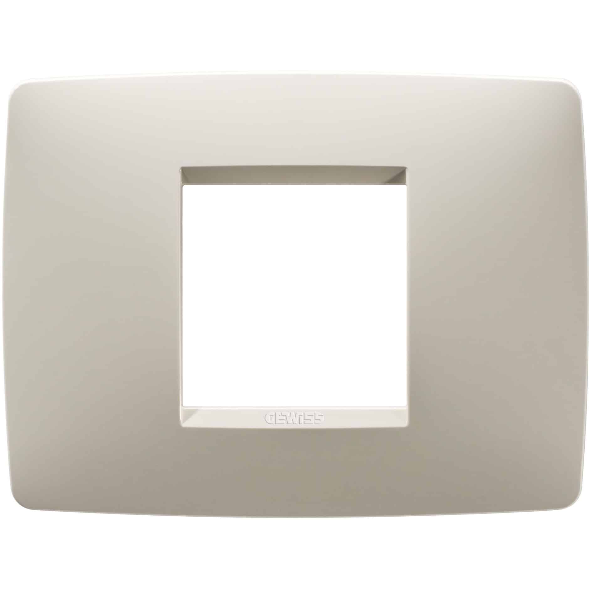 Rama decorativa aparataj modular Gewiss elipsa 2M ivoar Chorus One - SKU: GW16102TI