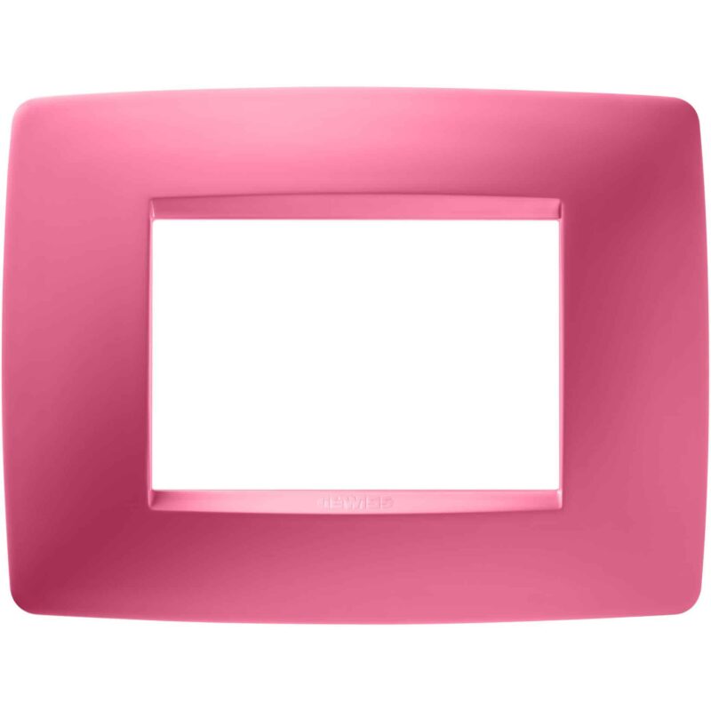 Rama decorativa aparataj modular Gewiss elipsa 3M roz Chorus One  - SKU:  GW16103TZ