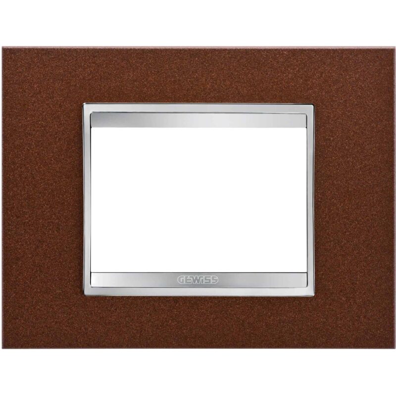 Rama decorativa aparataj modular Gewiss rectangulara 3M maro Chorus Lux - SKU:  GW16203MD