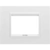 Rama decorativa aparataj modular Gewiss, rectangulara, 3M, alb, Chorus Lux  - SKU:  GW16203XB