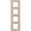 Rama decorativa aparataj unitar Gewiss verticala 8 posturi artar-gri Chorus Lux International - SKU: GW16229LA