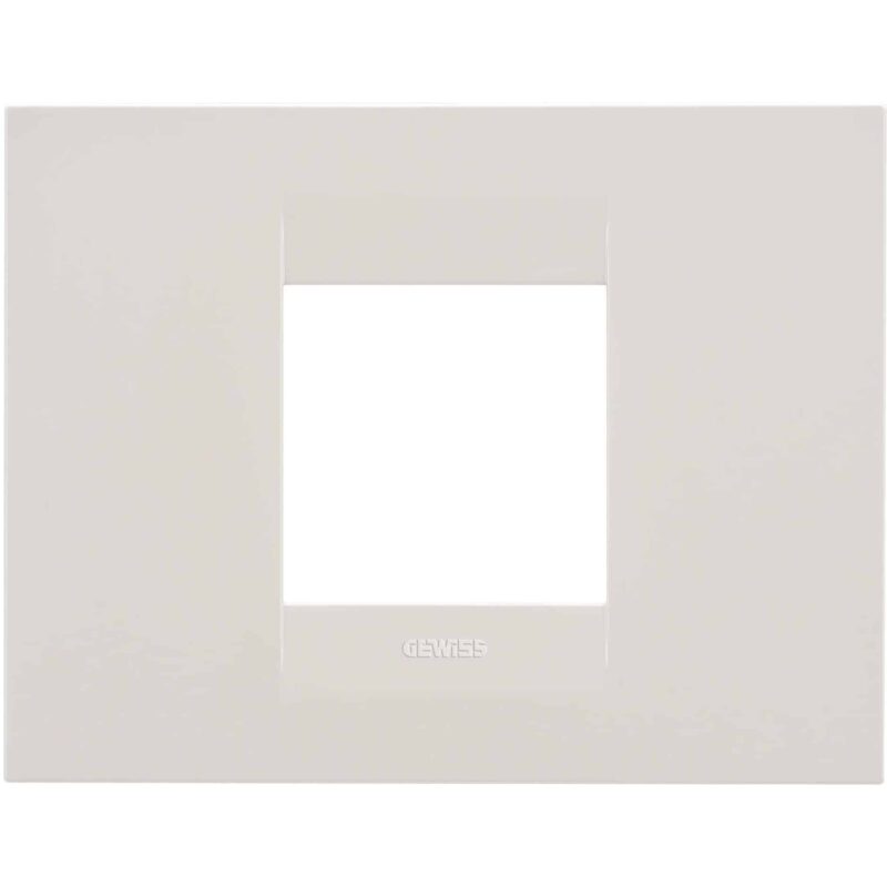Rama decorativa aparataj modular Gewiss rectangulara 2M ivoar Chorus Geo  - SKU:  GW16402TI