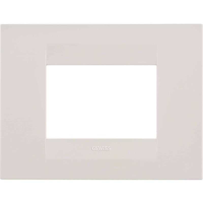 Rama decorativa aparataj modular Gewiss rectangulara 3M ivoar Chorus Geo - SKU:  GW16403TI