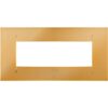 Rama decorativa modulara Gewiss rectangulara, 6M, auriu, Chorus Geo - SKU:  GW16406MO