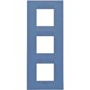 Rama decorativa aparataj unitar Gewiss, verticala, 6 posturi, albastru - SKU:  GW16427VB