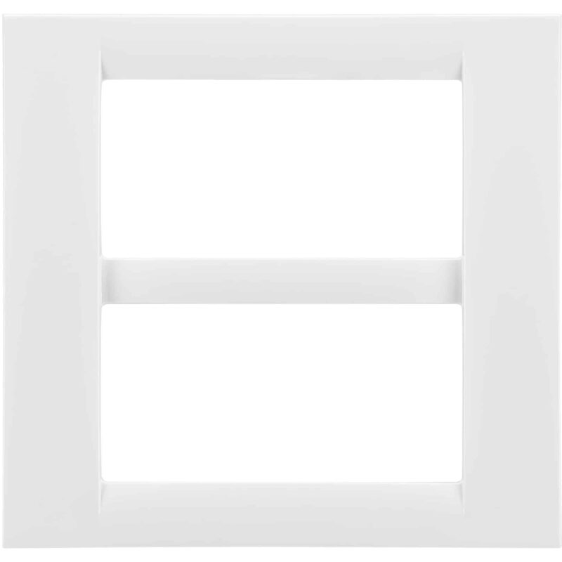 Rama decorativa modulara Gewiss Virna, rectangulara, 8 module, alb - SKU:  GW22107