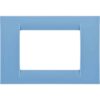 Rama decorativa modulara Gewiss, rectangulara, 3M, albastru deschis, Virna - SKU:  GW22163