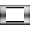 Rama decorativa aparataj modular Gewiss, rectangulara, 3M, crom - SKU:  GW22253