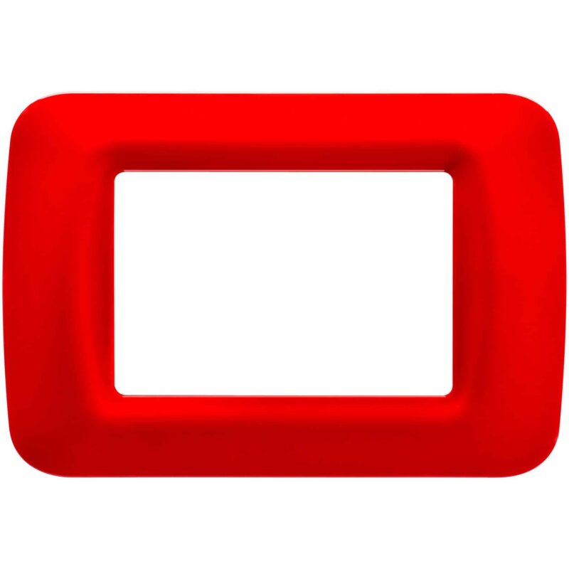 Rama decorativa modulara elipsa, 3 module, rosu, Top System  - SKU:  GW22523