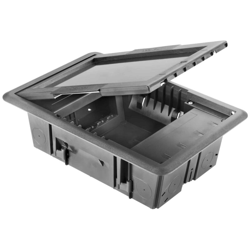 Doza de pardoseala cu capac pentru mocheta, 10 module gri - SKU:  GW24601