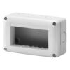 Doza modulara pentru aparataj sistem, 4 module, IP40, gri RAL 7035 - SKU:  GW27004