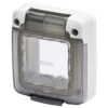 Placa modulara etansa 2 module, IP65, alb - SKU: GW27403