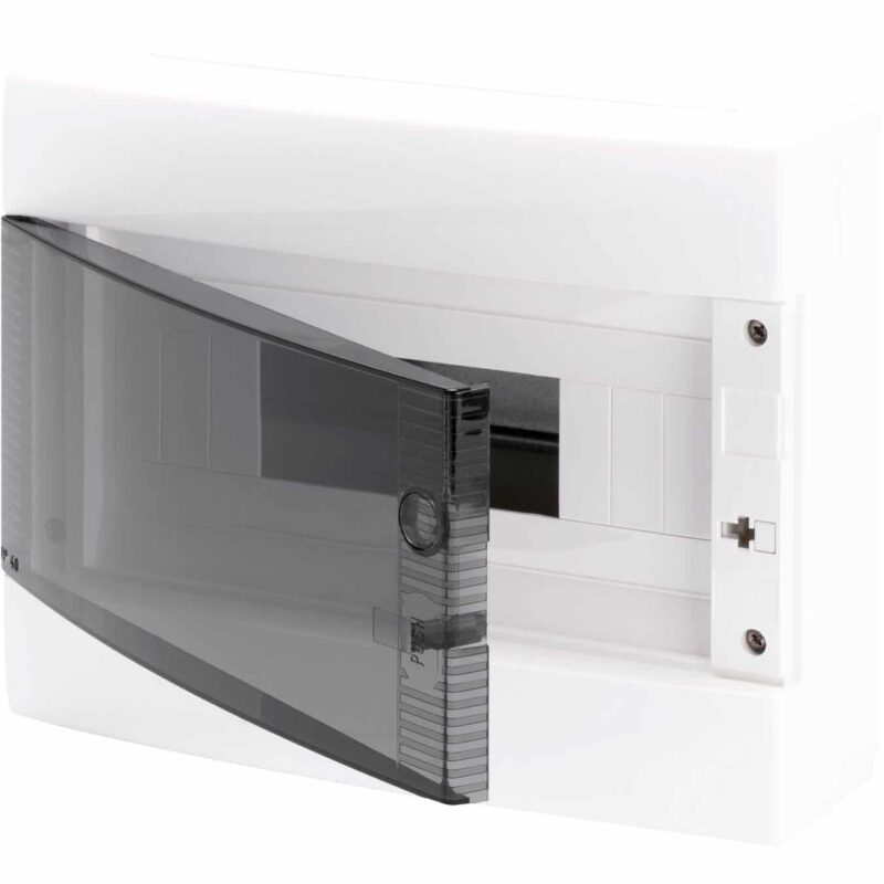 Tablou electric PVC cu 8 module si portello aplicat, IP40 - SKU:  GW40043