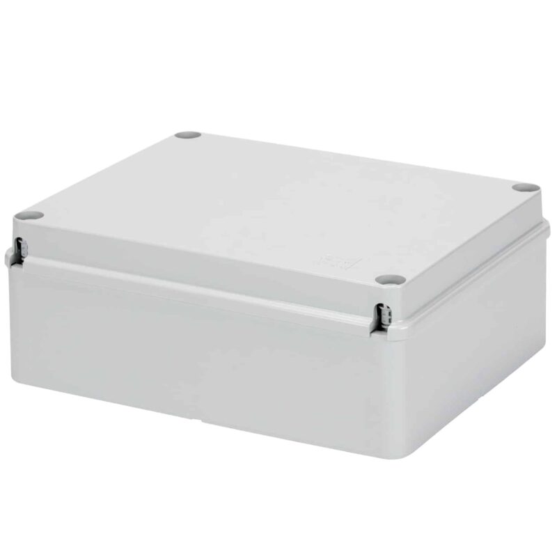 Cutie de racord IP56 190x140x70mm, pereti netezi, gri RAL 7035 - SKU:  GW44207