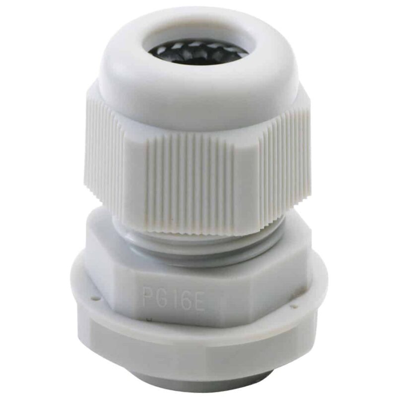 Presetupa Gewiss PG42 cu glande cablu din nailon IP68 gri RAL 7035 - SKU:  GW52079