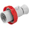 Stecher trifazic Gewiss cu inversarea fazelor, IP66/68, mobil, 3P+E, 32A - SKU:  GW60041WH