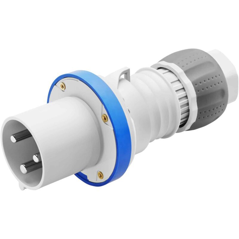 Stecher monofazic Gewiss IP44/IP54 mobil 3P+E 63A 200-250V - SKU:  GW61017H