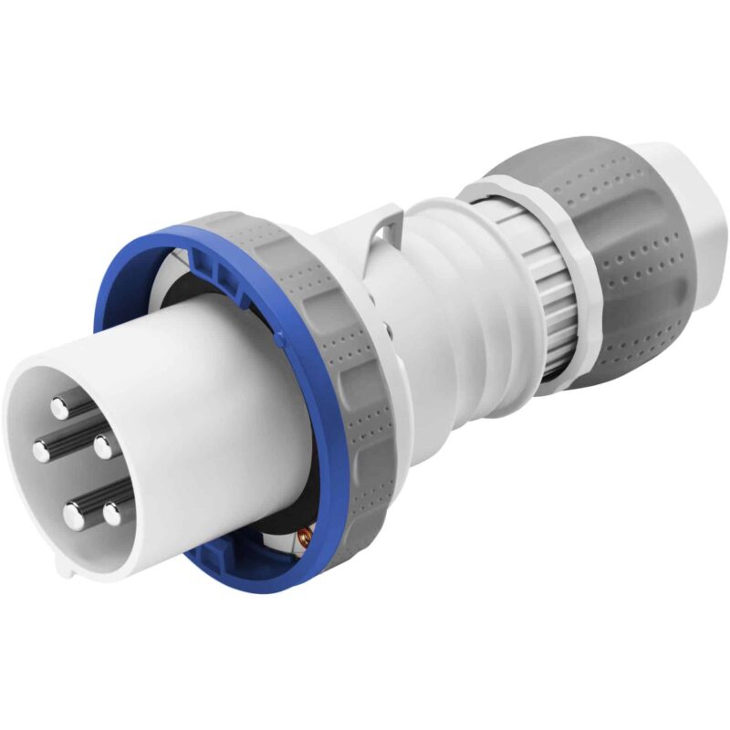 Stecher monofazic Gewiss IP66/IP68 mobil 3P+E 63A 230V - SKU:  GW61049H