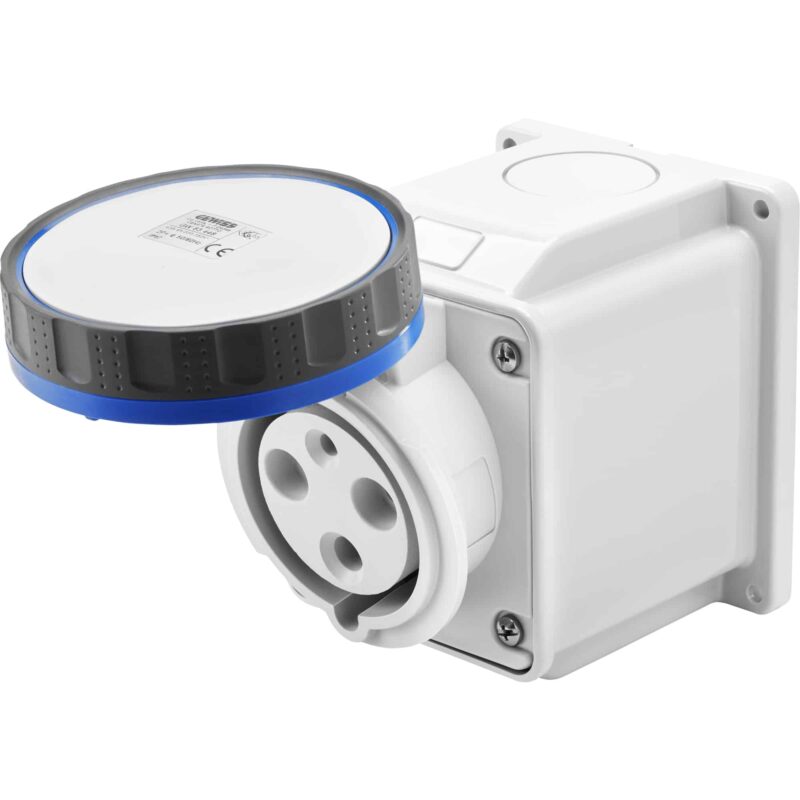 Priza monofazica aplicata IP67 3P+E 63A - SKU:  GW63449