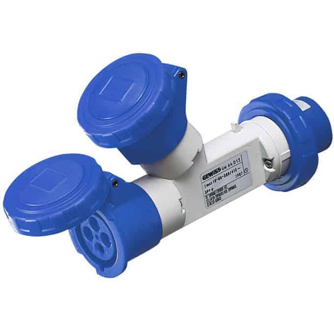 Adaptor priza monofazica mobil Gewiss IP67 3P+N+E 16A - SKU:  GW64012