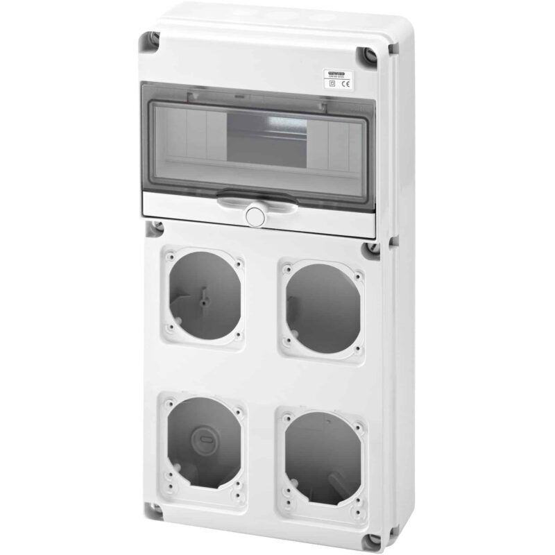 Tablou organizare santier neechipat 10 module 4 locuri IP44/67 - SKU:  GW68003N