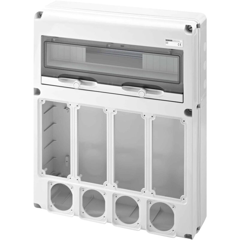 Tablou organizare santier neechipat 20 module, 4+4 locuri IP67 - SKU:  GW68015N