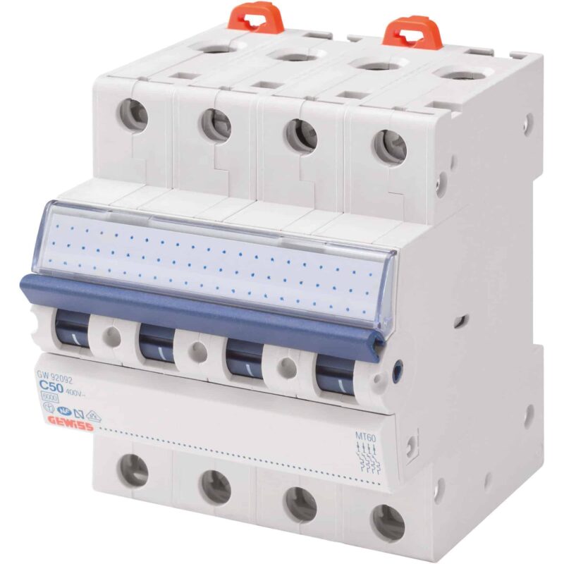 Siguranta automata tetrapolara 25A curba B 6kA - SKU:  GW92390