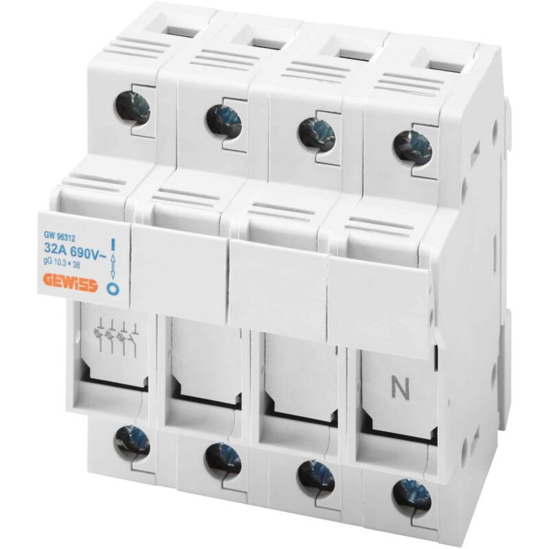 Separator tip sertar 3P+N 32A 690VAC fara LED 10x38mm - SKU:  GW96312