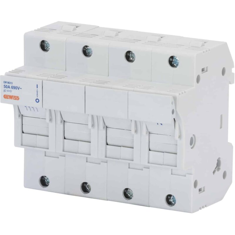 Separator tip sertar 3P+N, 50A, 14x51mm, 690VAC - SKU:  GW96313