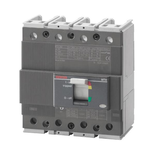 Intrerupator automat MCCB MTX250 4P 200A 36kA tip N fix - SKU:  GWD7216