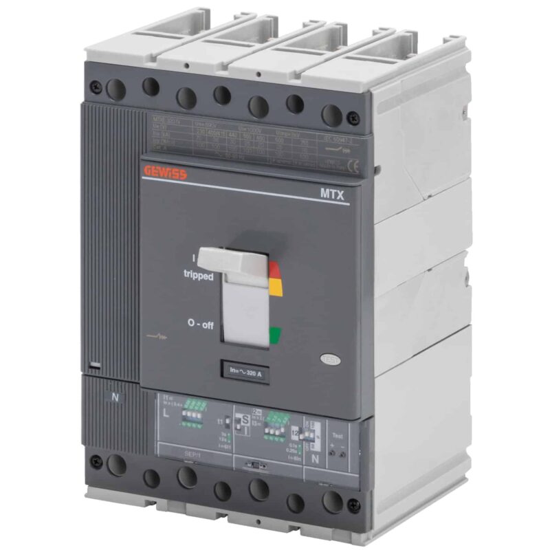 Intreruptor automat MCCB MTXE320 LSI 4P 36kA reglabil 250A - SKU:  GWD7369