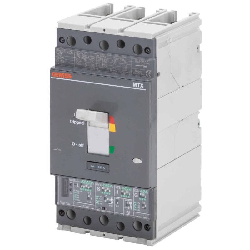 Intreruptor automat MCCB MTXE320 3P 160A electronic 70kA - SKU:  GWD7425