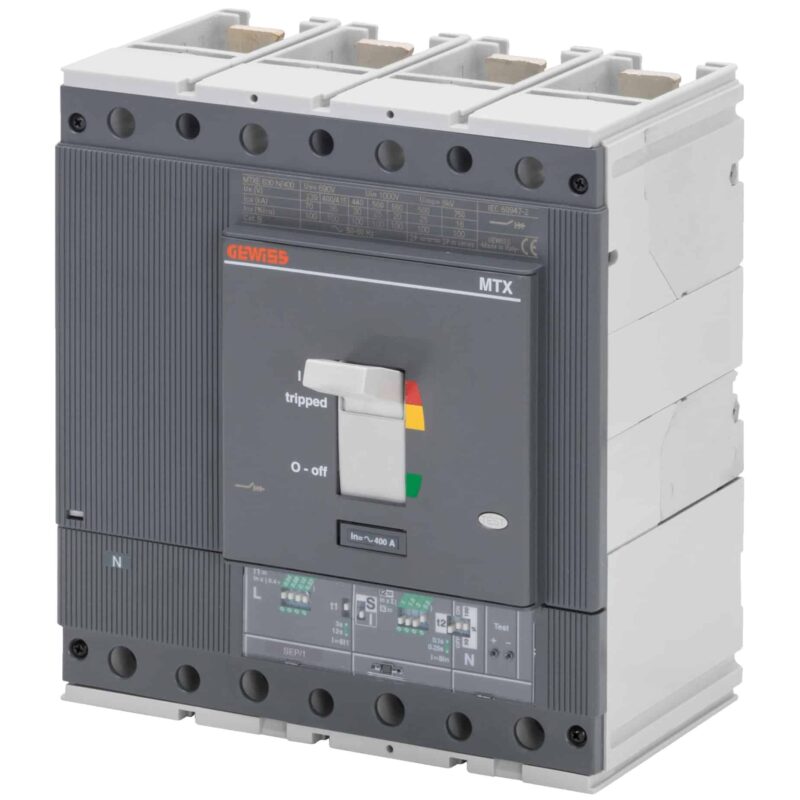 Intreruptor automat MCCB MTXE630 4P 400A electronic 70kA - SKU:  GWD7634