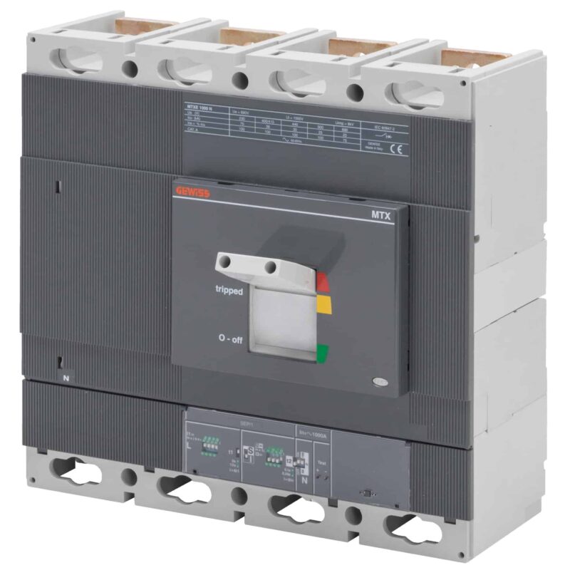 Intreruptor automat MCCB MTXE1000 4P 800A electronic 50kA - SKU:  GWD7796