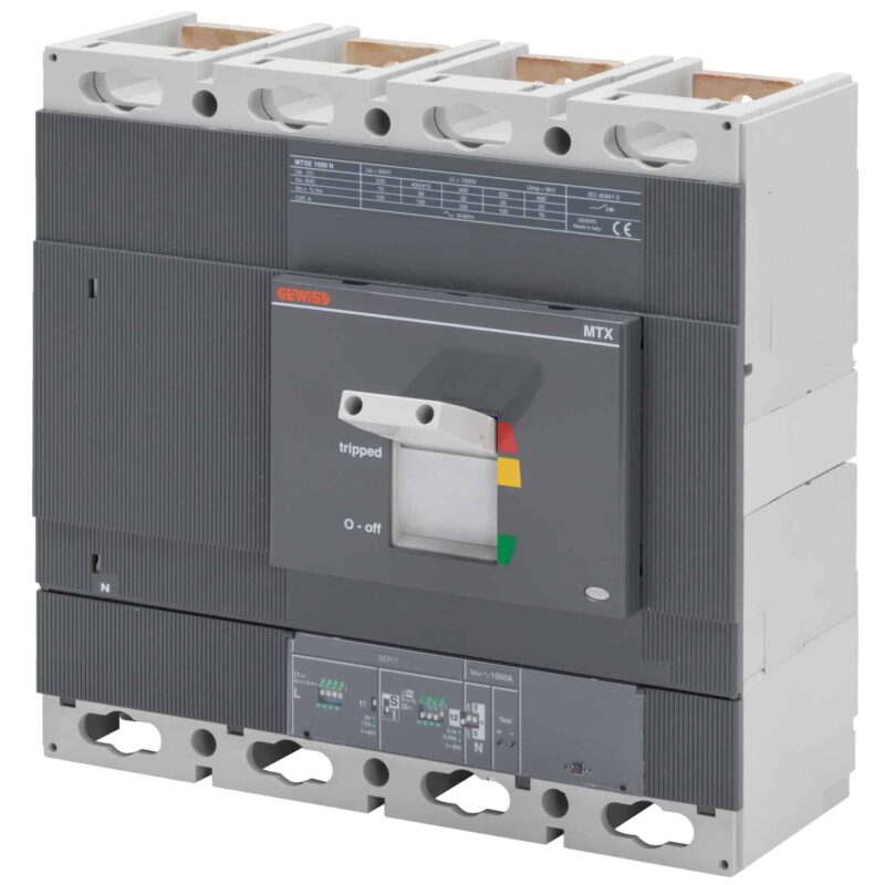 Intreruptor automat MCCB MTXE1000 4P 70kA electronic 800A - SKU:  GWD7836
