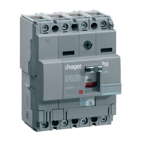 Intrerupator automat MCCB 160 4P 25kA reglabil 25A - SKU:  HHA026H