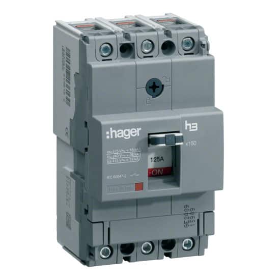 Intreruptor automat MCCB 160 3P 40kA reglabil 25A - SKU:  HNA025H