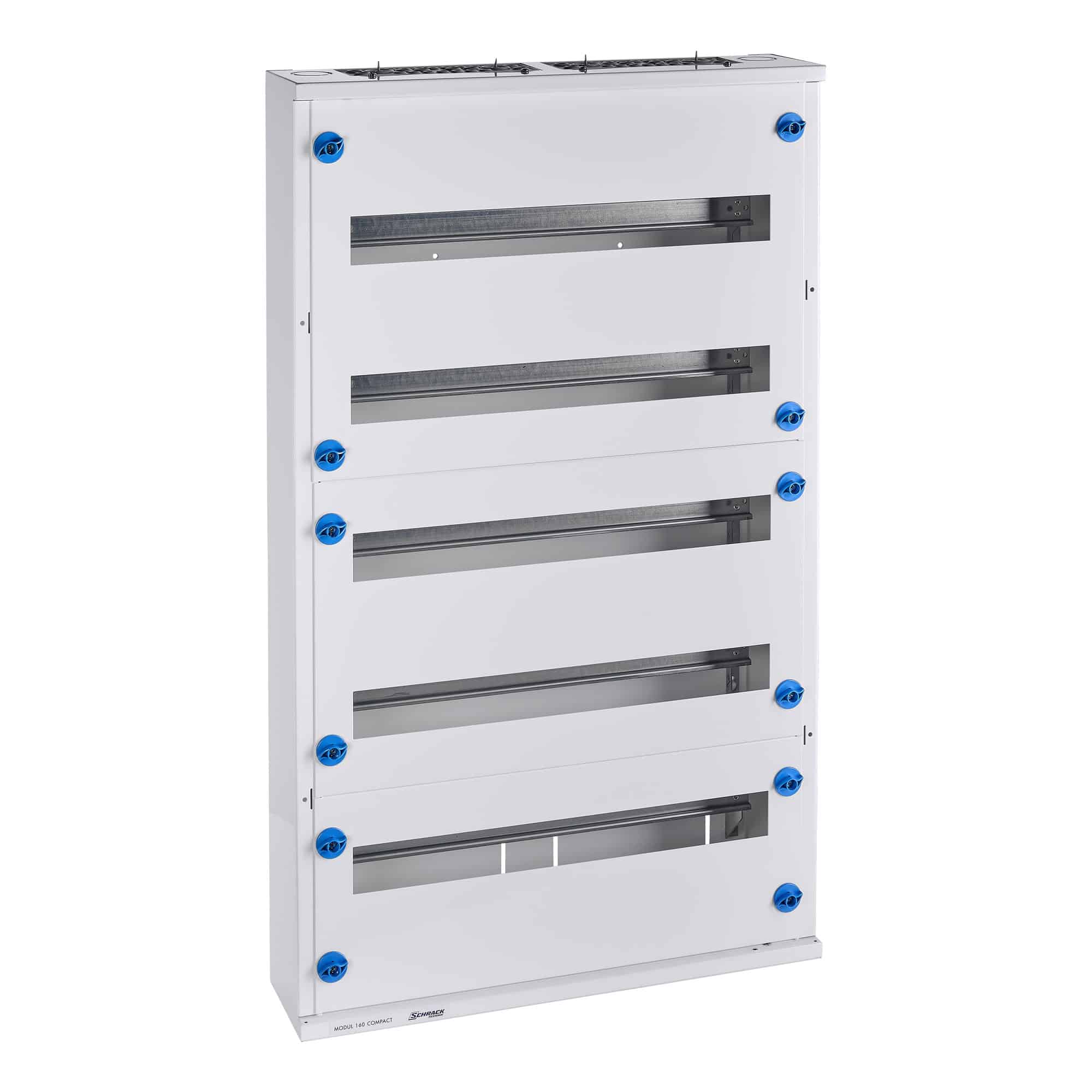 Tablou electric metalic aplicat, 120 module, 5x24, cu plastroane, Modul 160, IP30 - SKU: ILC2A524