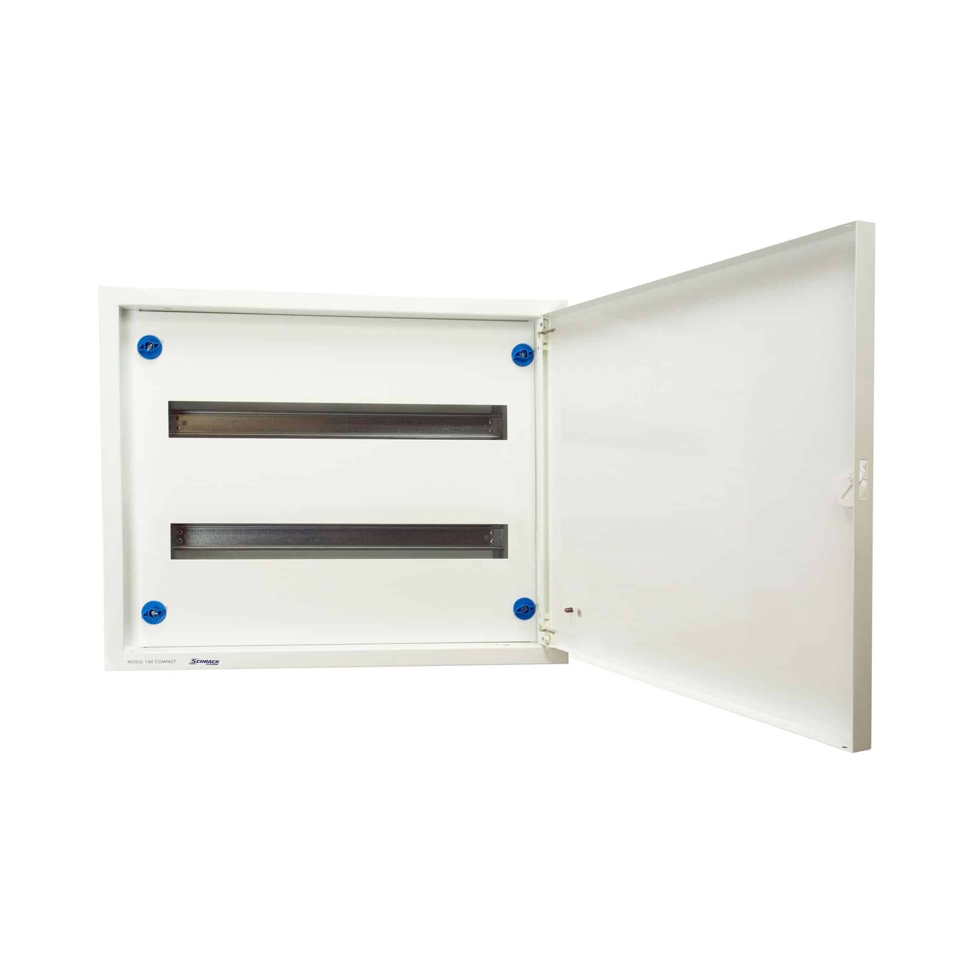 Tablou electric metalic incastrat, 48 module 2x24, cu plastroane si usa metalica, IP30 - SKU: ILC2U224