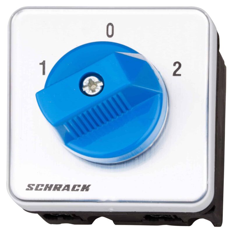 Comutator cu came 1P, 20A, 690VAC, 1-0-2, IP40/IP65 - SKU:  IN006120