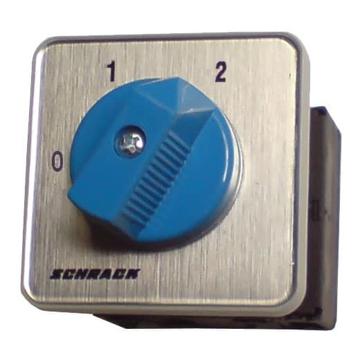 Comutator cu came 1P, 20A, 0-1-2, IP40/IP65 - SKU:  IN023904